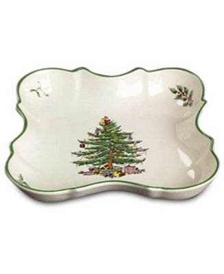 Spode Christmas Tree Devonia Tray &amp; Reviews - Serveware - Dining - Macy's