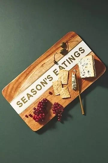 Season's Eatings Marble Cutting Board