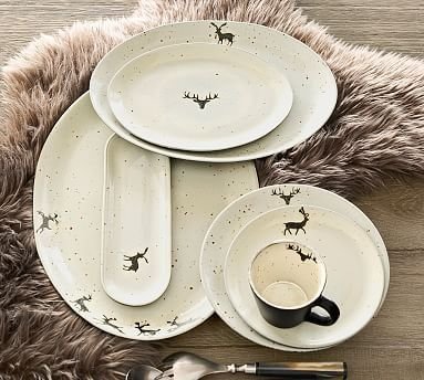ADD TO FAVORITES Rustic Reindeer Terracotta Dinnerware Collection