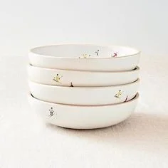 Holiday Skier Stoneware Pasta Bowl Sets | West Elm
