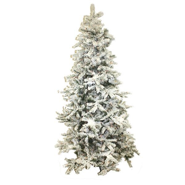 7.5' White Pine Artificial Christmas Tree with 700 Clear Lights