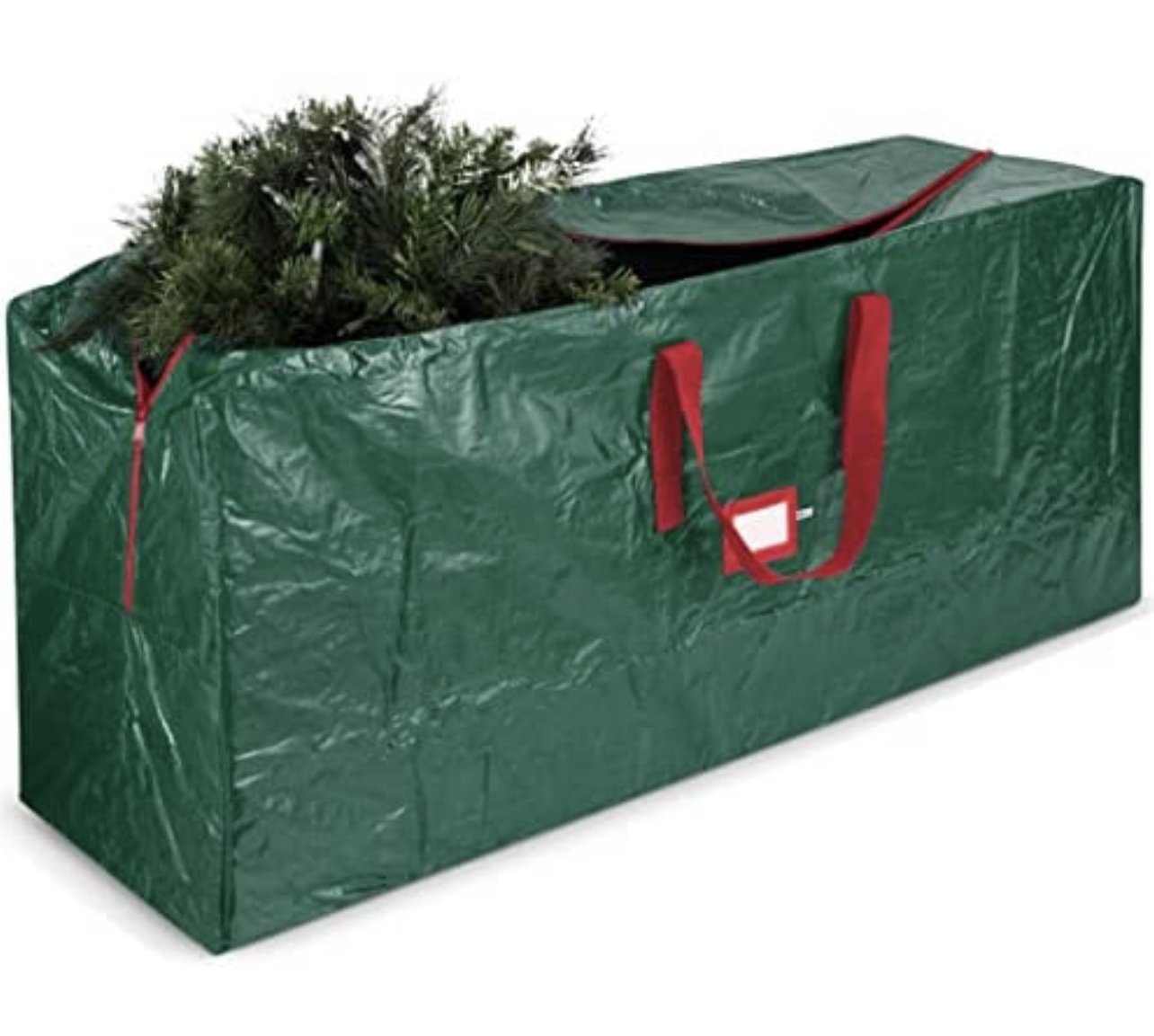  These bags are awesome for greenery/garlands, wreaths, lights, and smaller trees, as well as larger decor pieces that will take up an entire tub! 