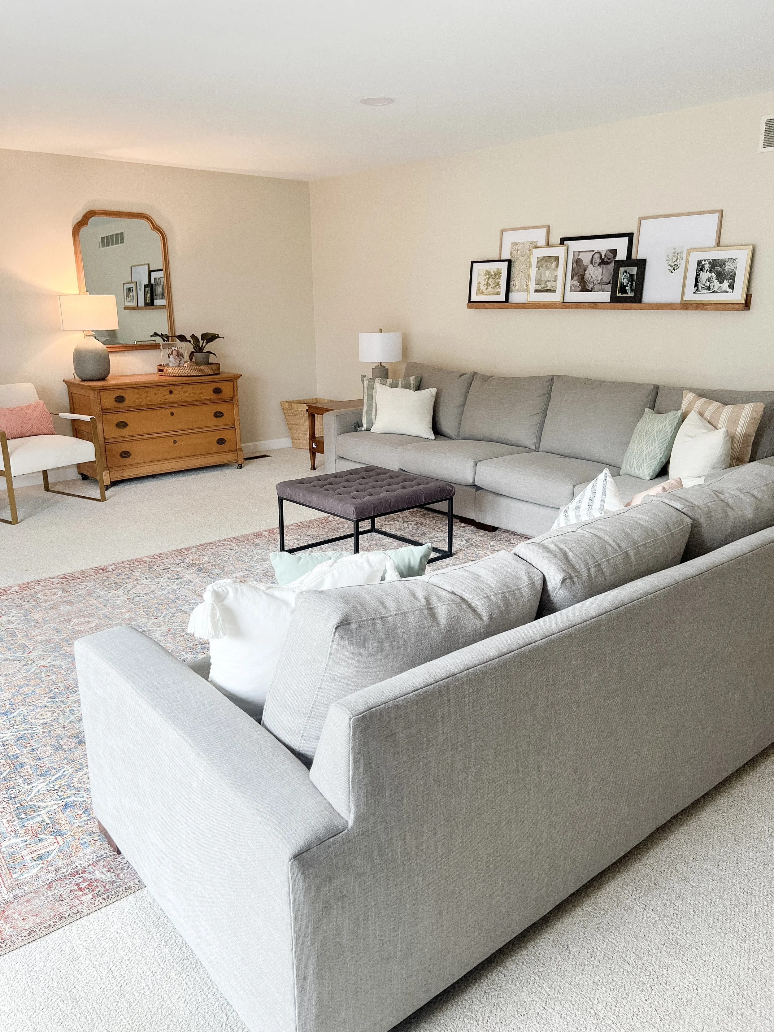 How to Style a Floating Ledge Shelf + Perfect Frames for This Project ...