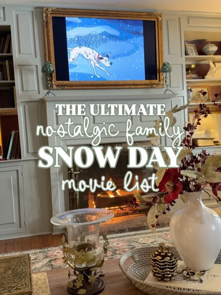 ❄️☃️📼 comment SNOW to have the full list sent to your inbox! SWIPE + SAVE + SHARE - I&rsquo;ve rounded up the absolute best family friendly SNOWY WINTER movies AND all the best general nostalgic movies for you to enjoy, many picks from our childhood