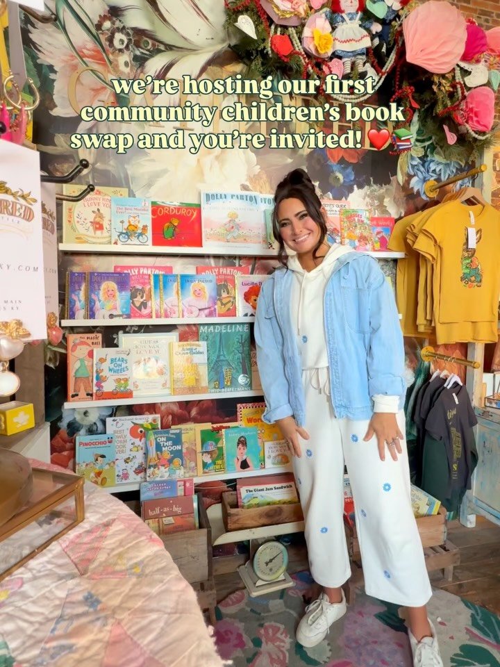 📚📍CHILDREN&rsquo;S BOOK SWAP❤️🧸 join us tomorrow March 1st at @theamsden for our first ever community children&rsquo;s book swap- link to sign up in highlights and just a few spots left! Swipe for all the details and we hope to see you there for a
