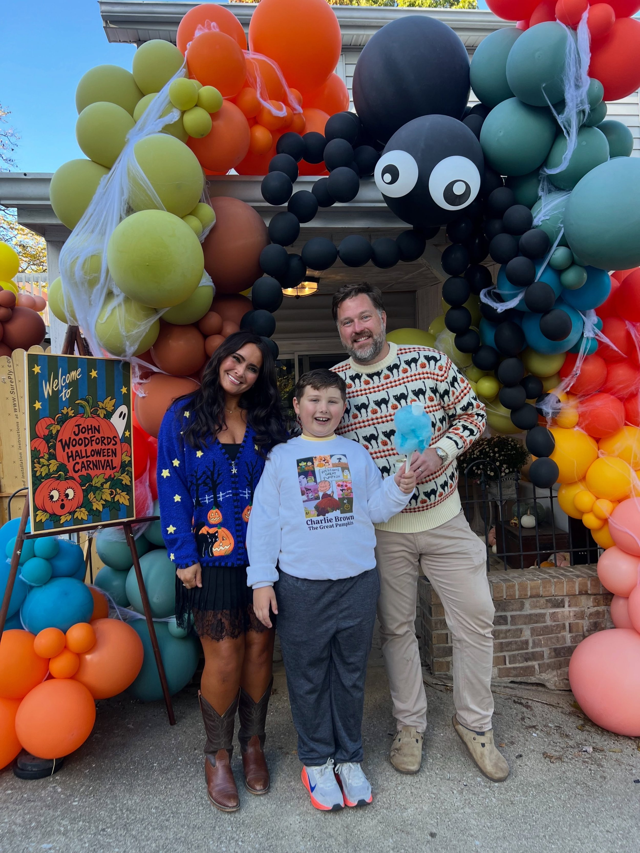 🎃 Another year of making old-fashioned Halloween magic for my sweet boy! Our annual Halloween Carnival was everything I could have hoped for &amp; more&mdash;beautiful fall weather, a backyard full of our favorite people, &amp; a whole lot of nostal
