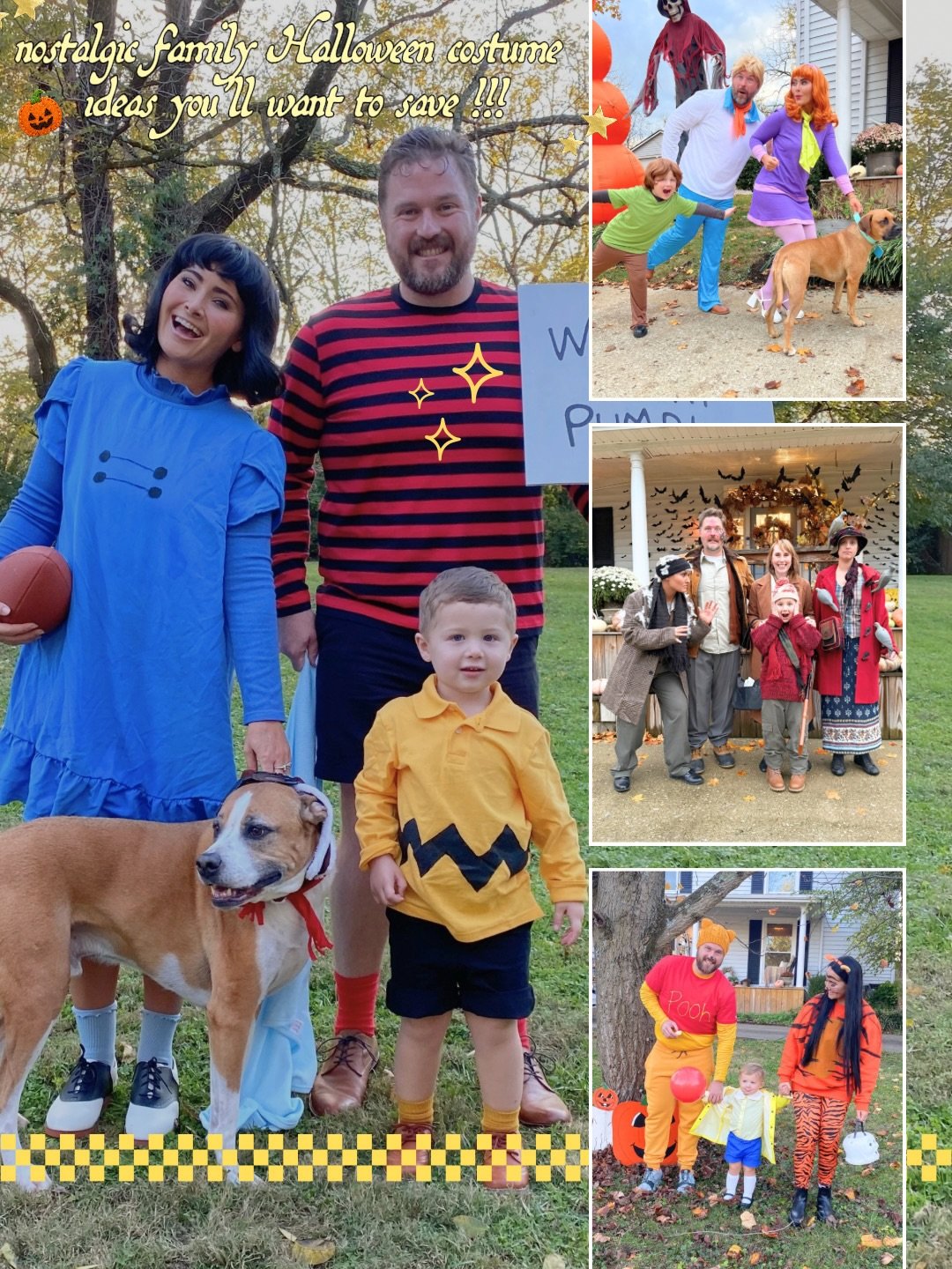 🎃 Nostalgic family Halloween costumes you&rsquo;ll want to save for later!
👻 SAVE this post for family Halloween costume inspiration and swipe to see all our favorites from over the years!
We love bringing our favorite childhood movies, cartoons, a