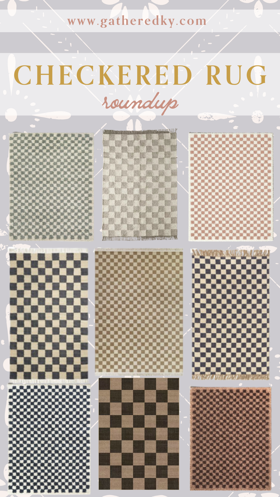 My Favorite Diamond + Checkered Rug Roundup — Gathered Living