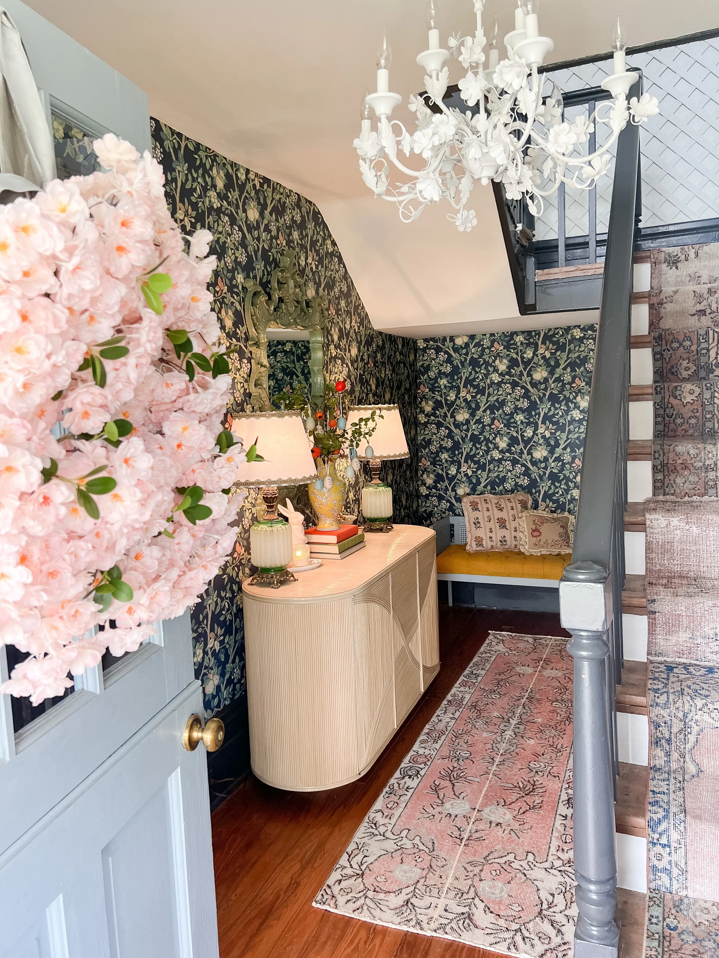 Spring Home Tour 2023: Vintage-Inspired Spring Entryway — Gathered Living