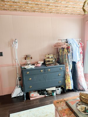 My Blush + Bashful Dressing Room Progress Update — Gathered Living
