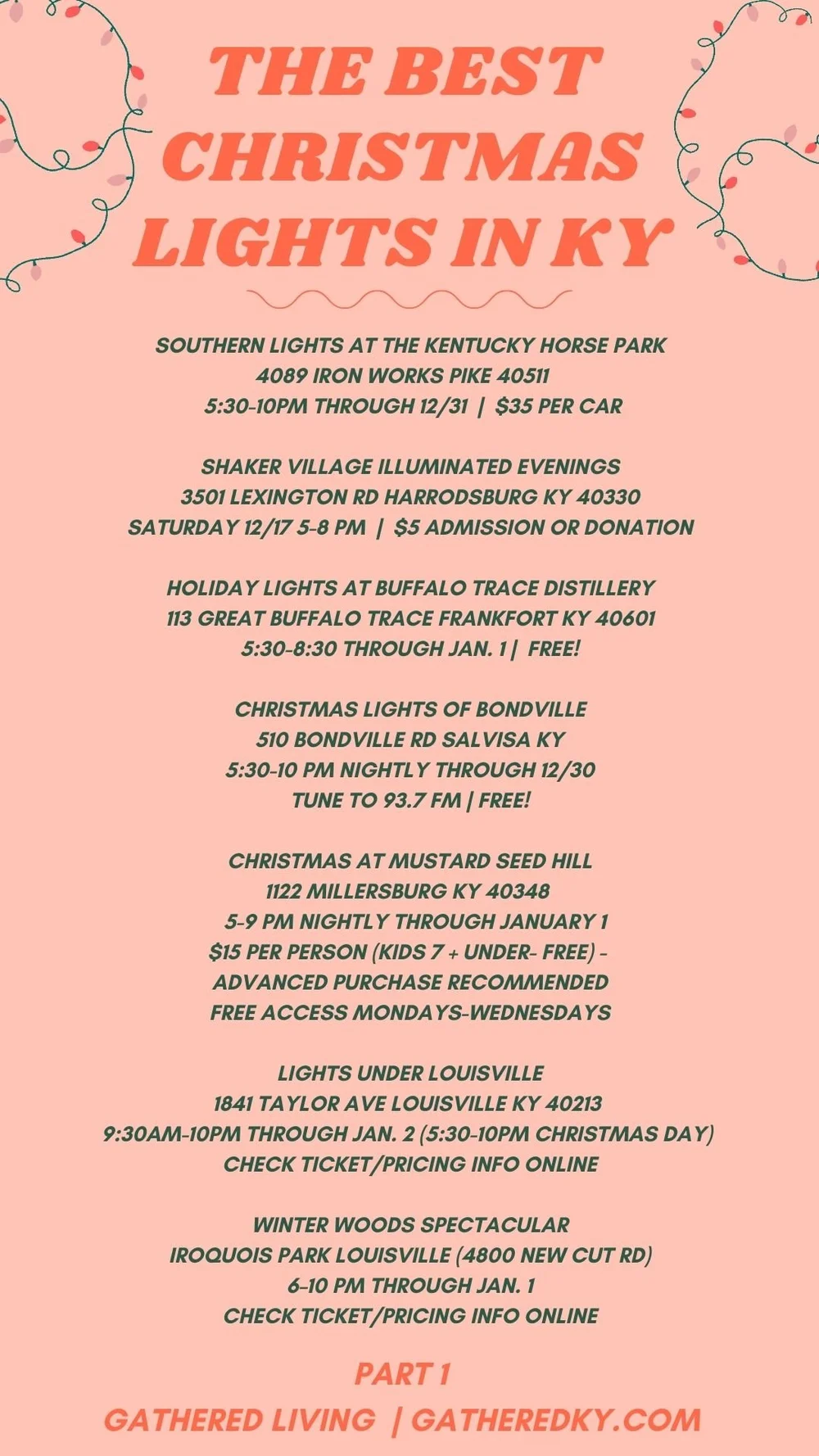 The Best Christmas Lights in Lexington + Kentucky 2022 — Gathered Living