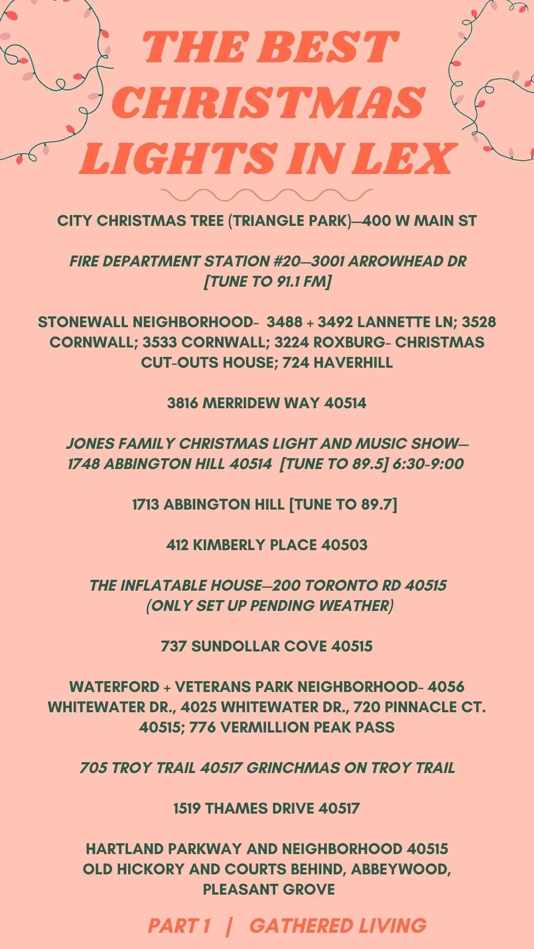 The Best Christmas Lights in Lexington + Kentucky 2022 — Gathered Living