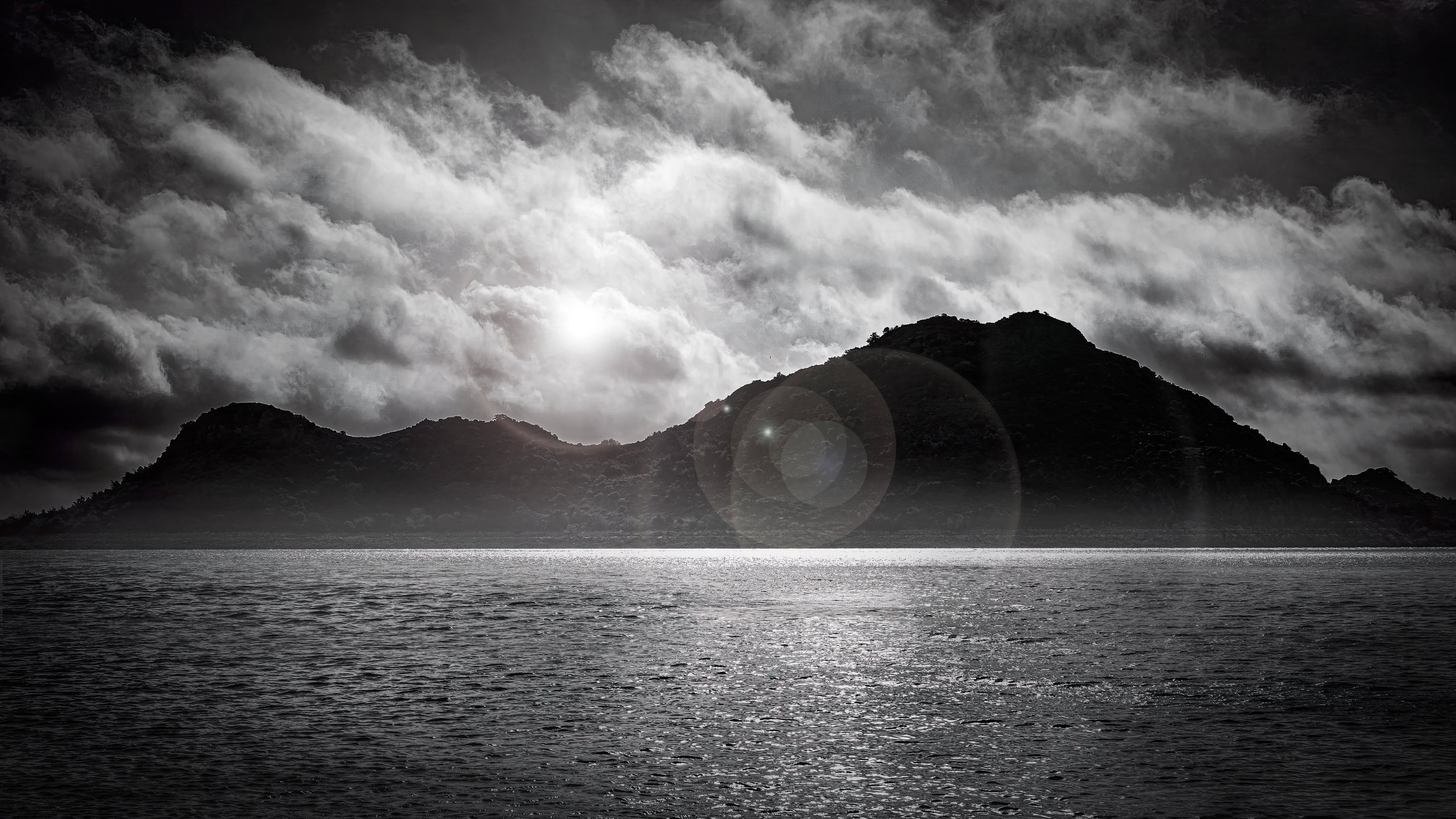 Shadowed Quartz Mountain