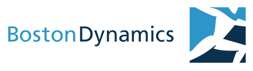Boston Dynamics logo with stylized dog silhouette