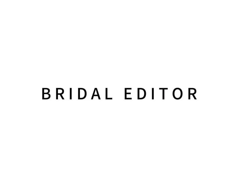 Bridal Editor Logo- Bridal fashion and wedding dress trends.