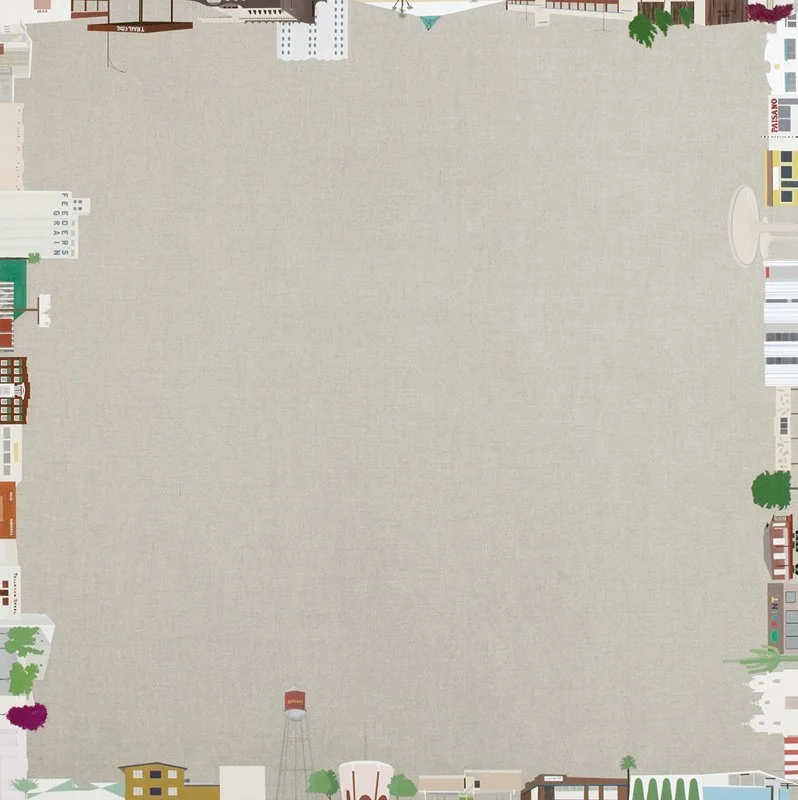 Its a Cowboy State 60" x 60" Acrylic on linen - SOLD