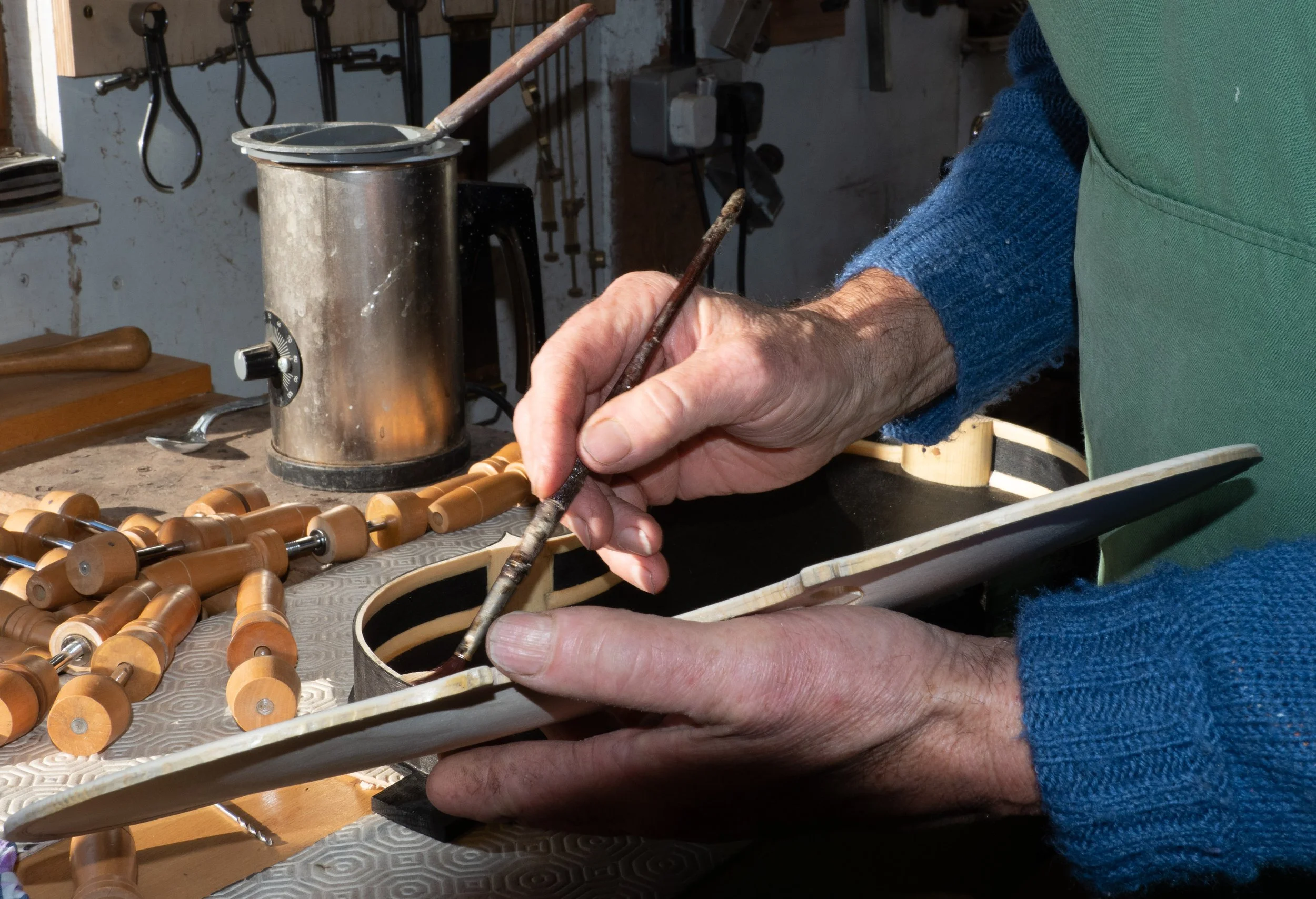 Gluing the front.jpg