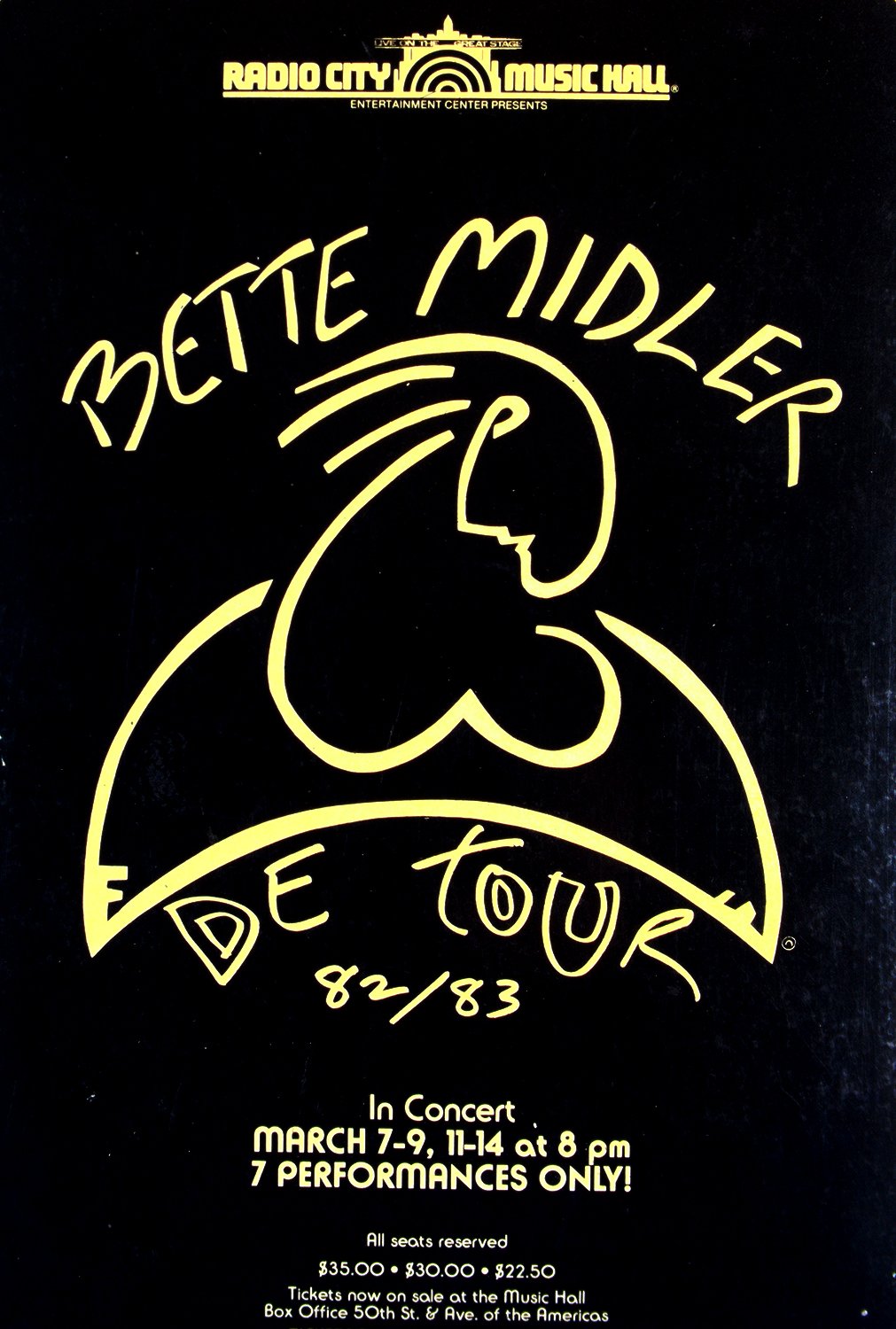 Bette Midler 1982/83