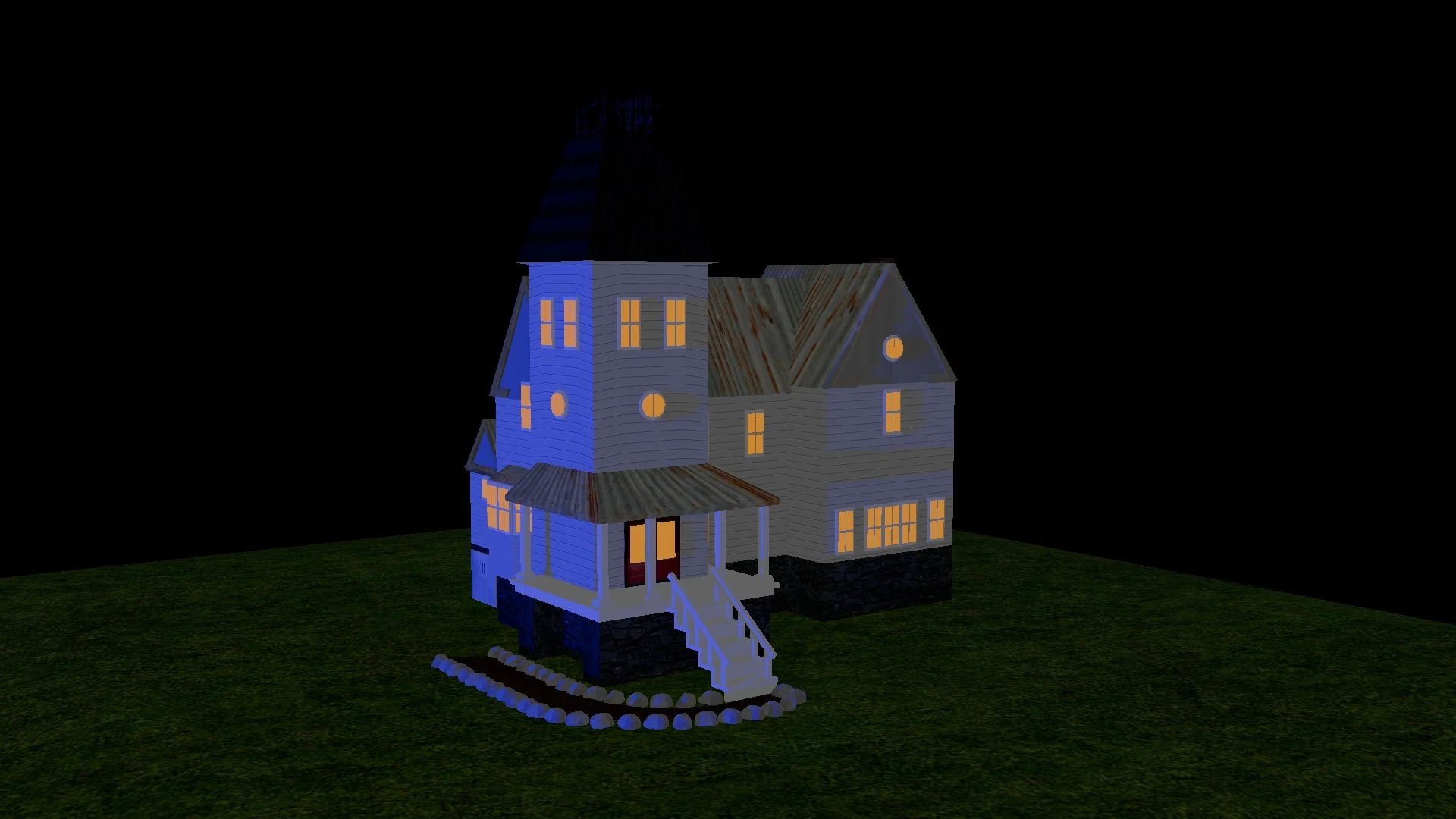 3D model of the house from the 1988 film Beetlejuice