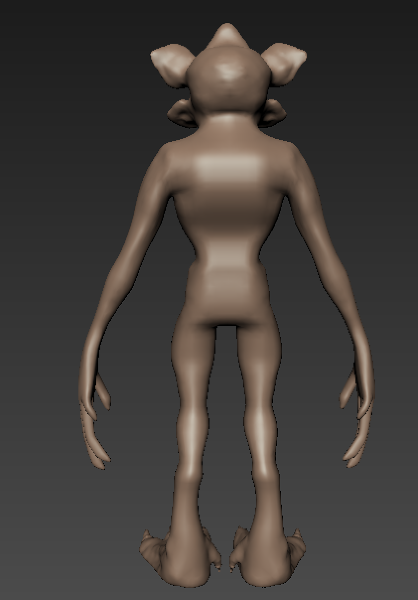 Mudbox Model - Back