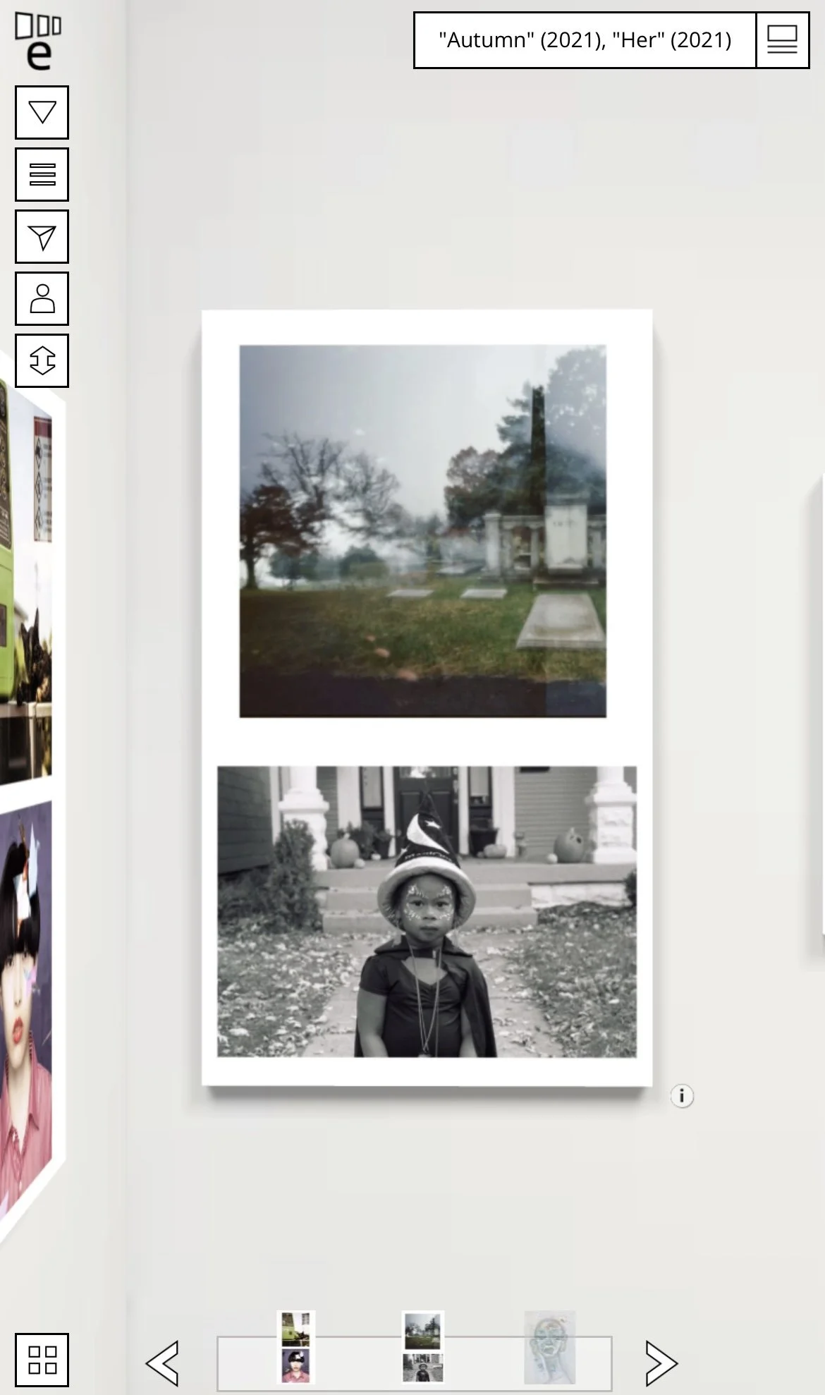 Her (2021)
"During Halloween of 2021, photographer Madison Montgomery created a series of black and white film portraits within Louisville, KY, where she lives and works. The goal of this series aimed to highlight unity and showcase a community comin