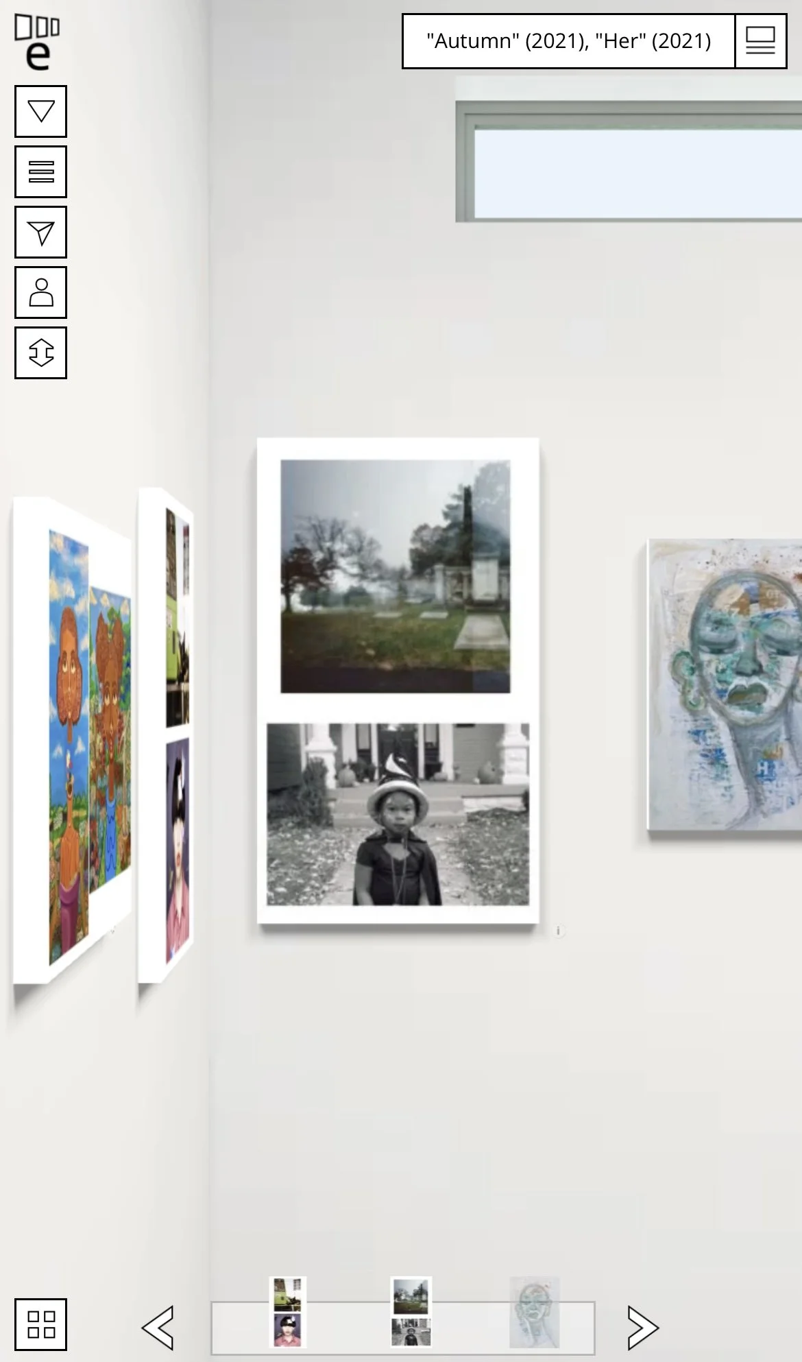 Autumn (2021)
"Inspired to create imagery showcasing the view of the world through the eyes of one living with mental illness, Montgomery experimented with a medium format film and a Holga camera, capturing scenes of alternations that illness causes 