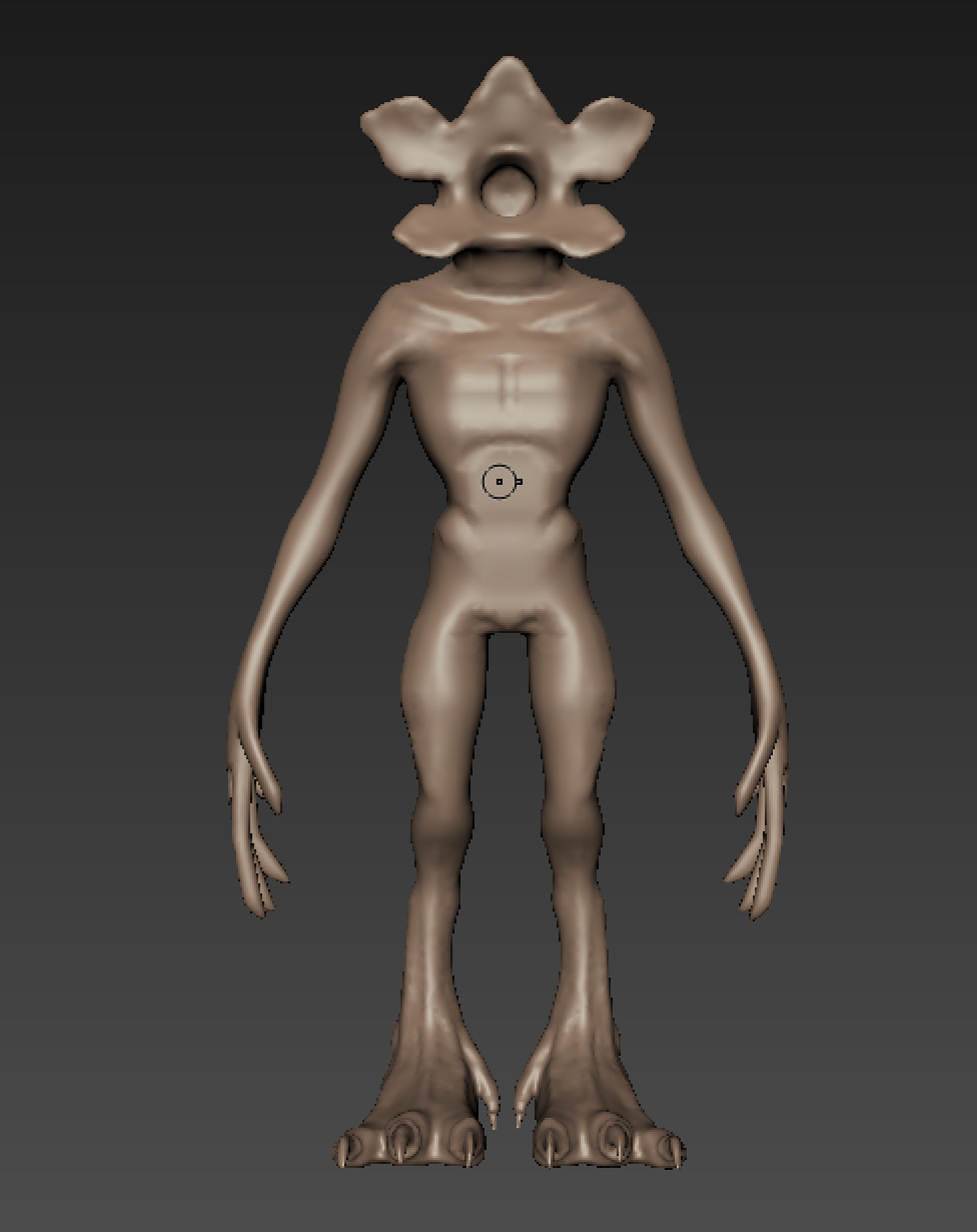 Mudbox Model - Front