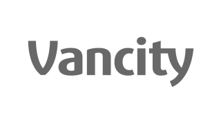 Vancity logo in gray text.