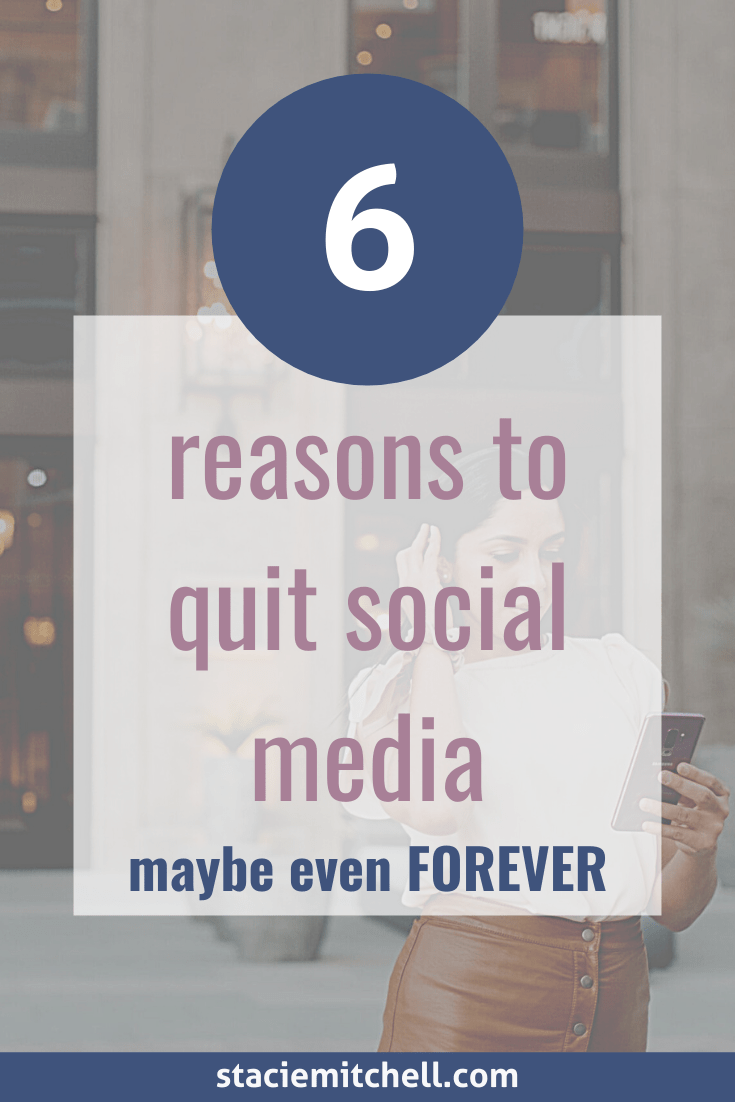 Six reasons to quit social media, maybe even forever — Stacie Mitchell