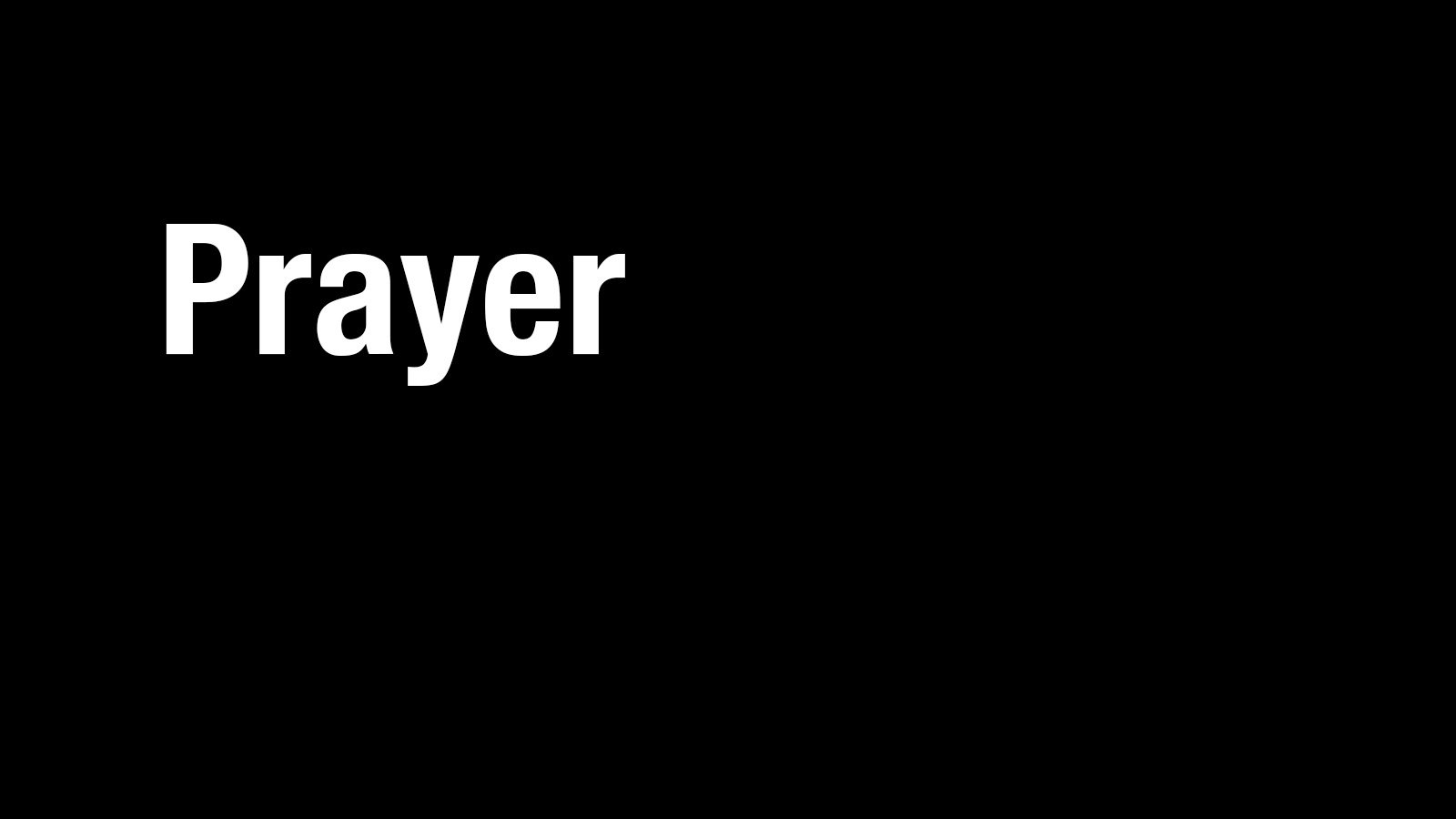 Prayer as a Means for Holiness