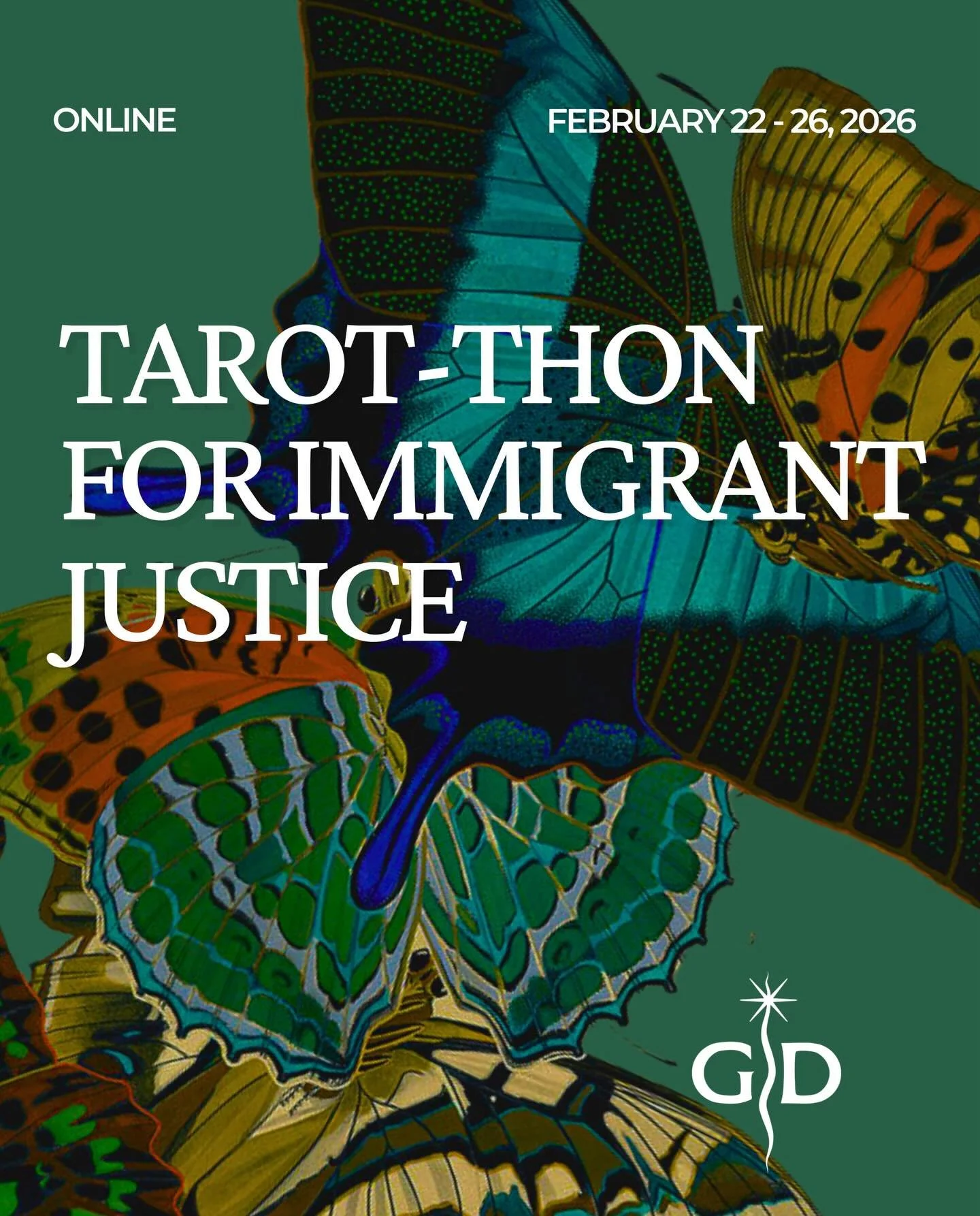 ✨ Need a little eclipse season check-in? ✨

We&rsquo;re thrilled to announce our Tarot-Thon for Immigrant Justice &mdash; a magical marathon of divination, insight, and collective care. If you're seeking some cosmic clarity, our incredible tarot-thon