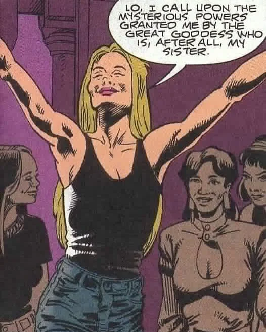 Coagula (Kate Godwin) is a lesbian alchemist in DC Comics' Doom Patrol and is the publisher's first transgender superhero. She was created by writer and Tarot scholar Rachel Pollack, who named the character as a tribute to two friends. Pollack explai