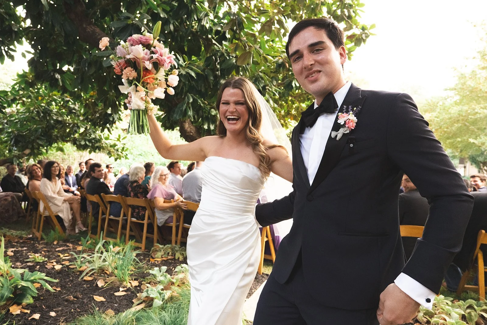 Delaney + Albert// Classy Backyard Wedding in a Historic Home