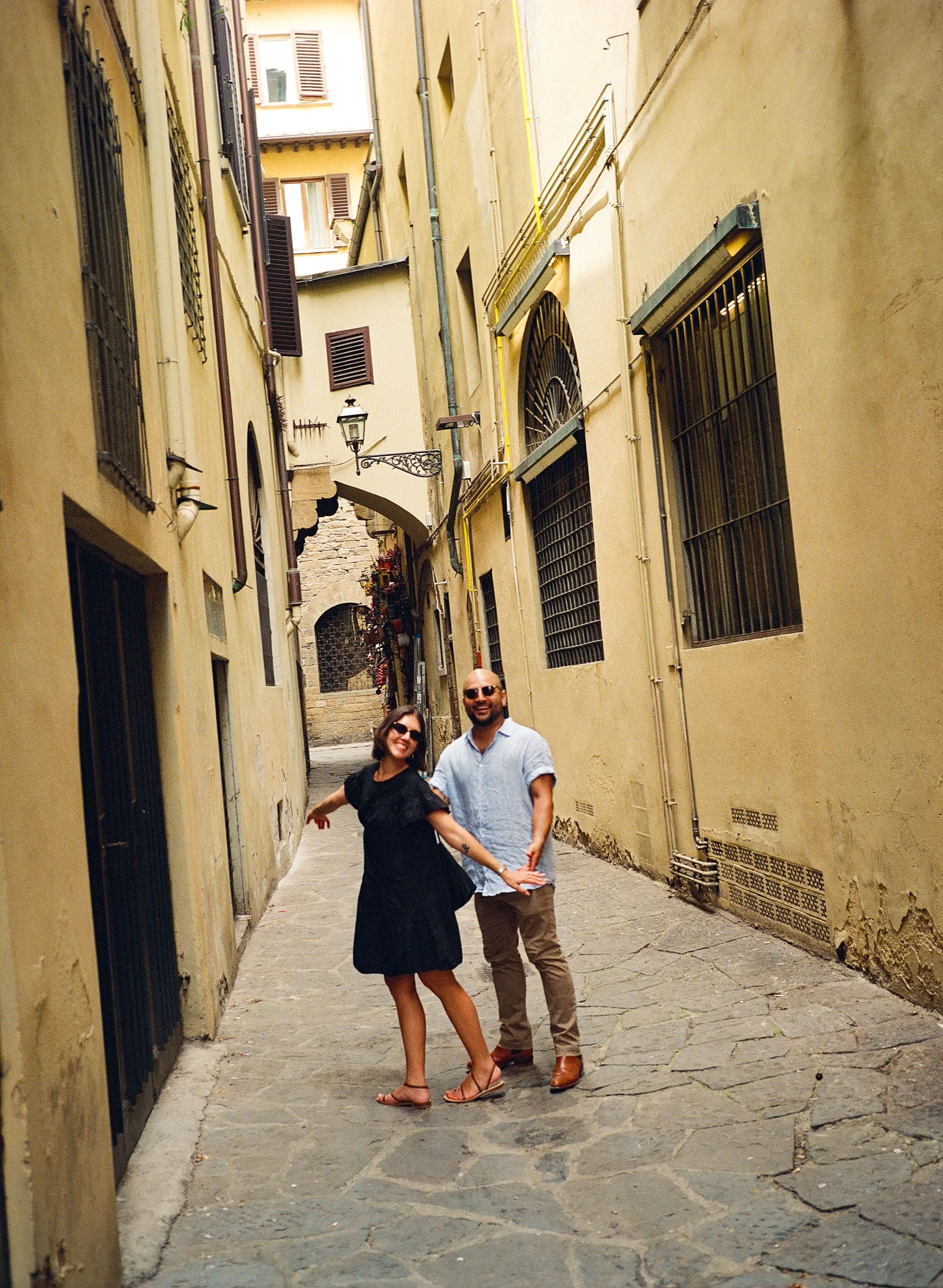 Florence, Italy Engagement Session 2024 on Film and Digital Photography