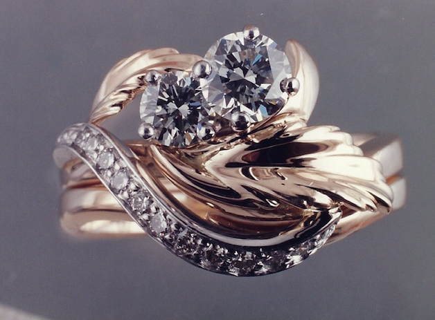 stark jewelers bespoke engagement cluster diamonds ring collection