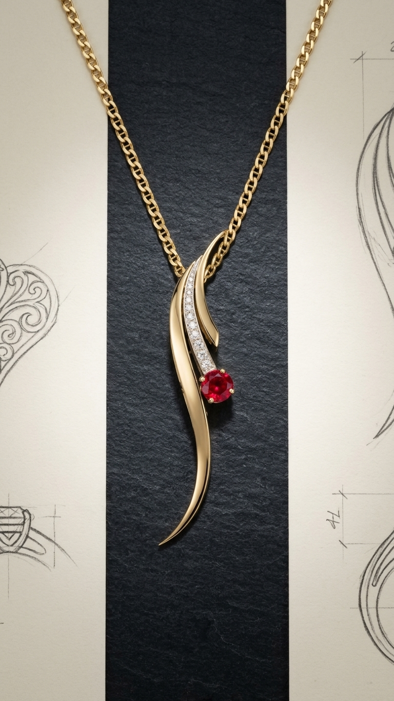 The Art of Heirloom Transformation: Engineering the Bespoke Andesite Pendant