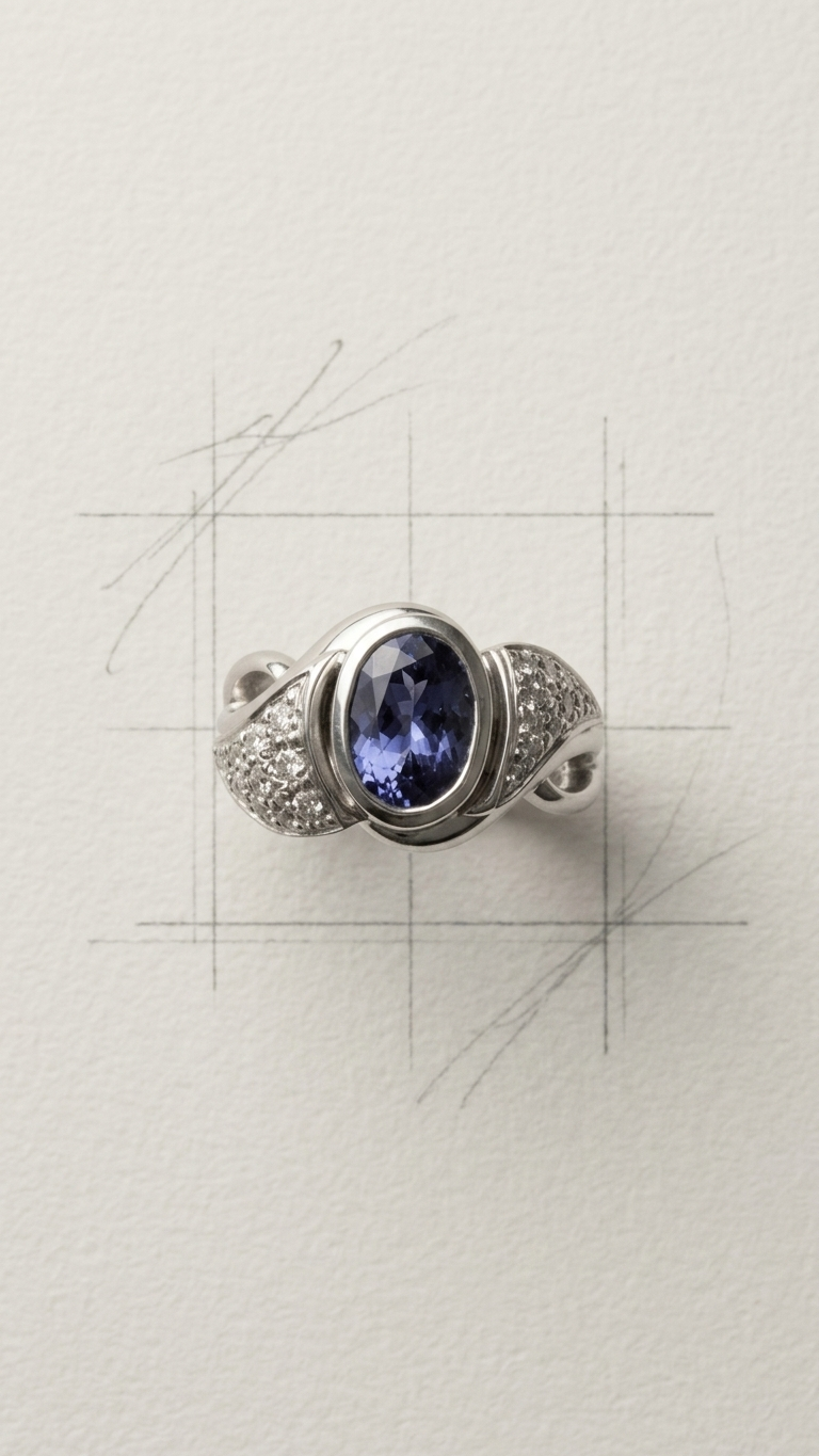 stark jewelers bespoke engagement architectural styling diamonds ring collection 
