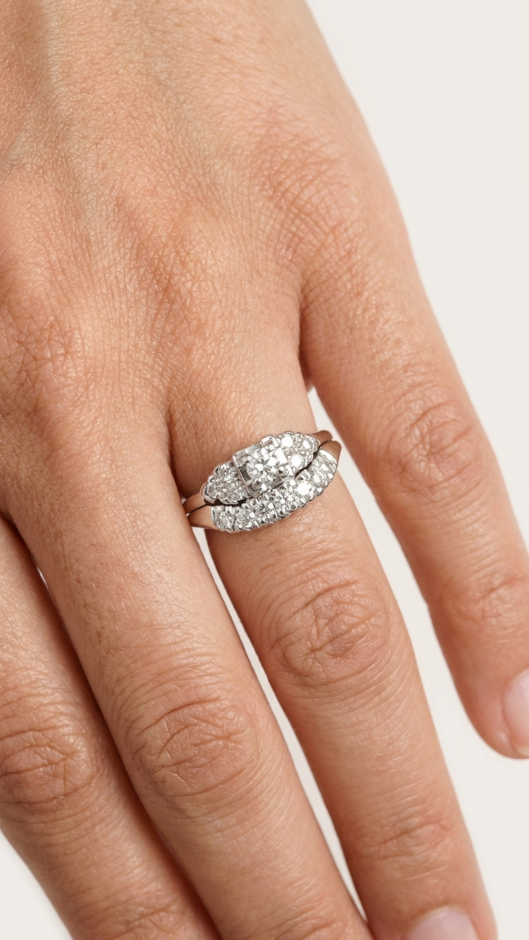 stark jewelers bespoke engagement cluster diamonds ring collection