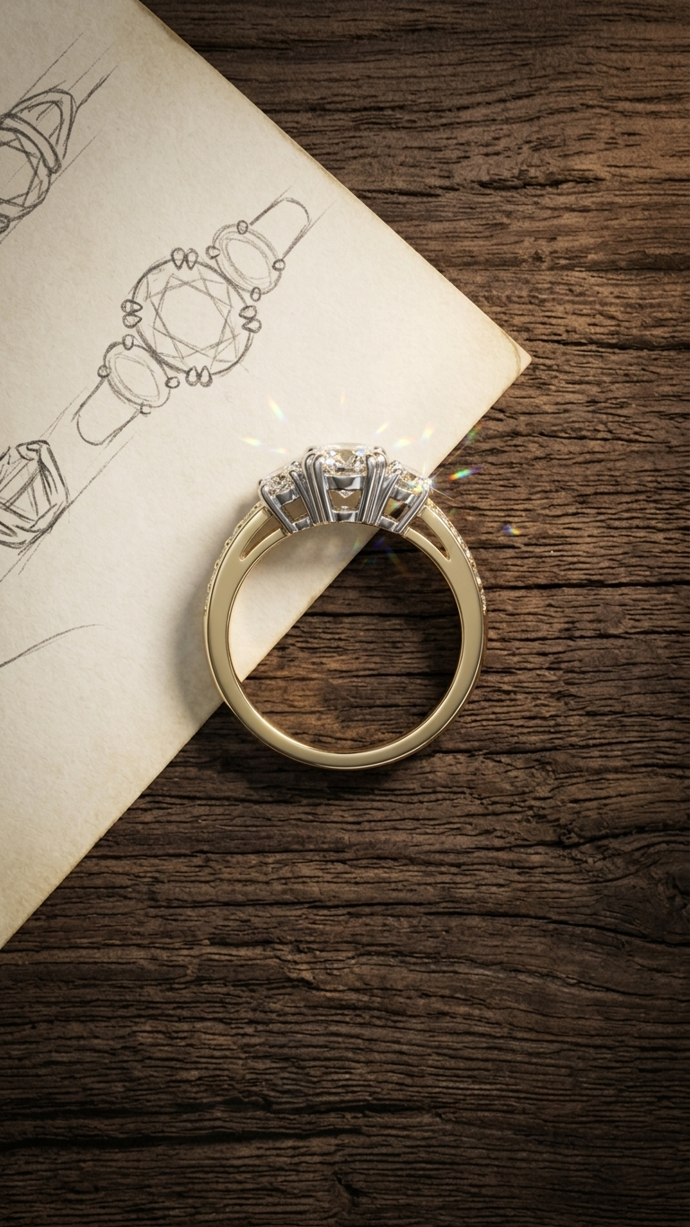 stark jewelers bespoke engagement cluster diamonds ring collection