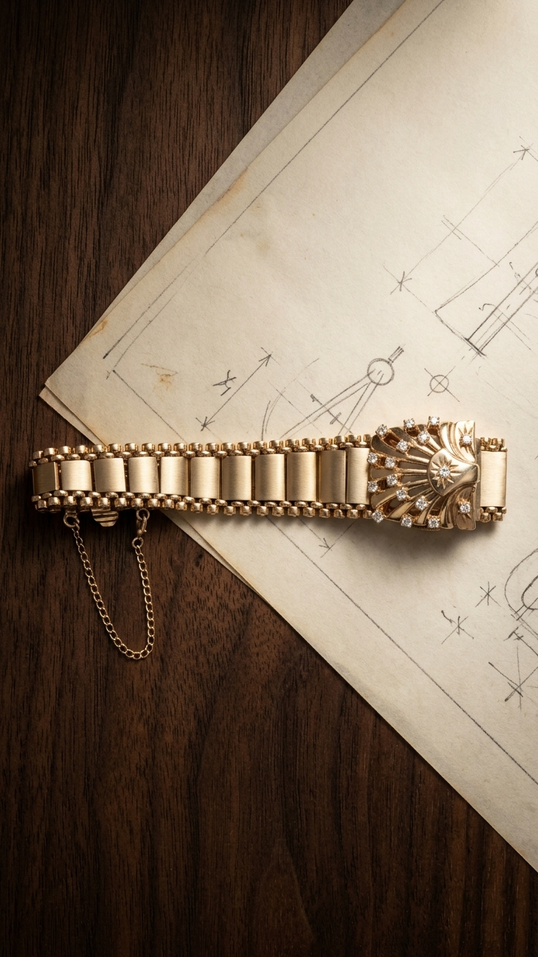 14k yellow gold vintage watch with sea shell cover featuring round brilliant diamonds for Mother's Day gift at Stark Jewelers located at 2372 Fair Oaks Blvd, Sacramento