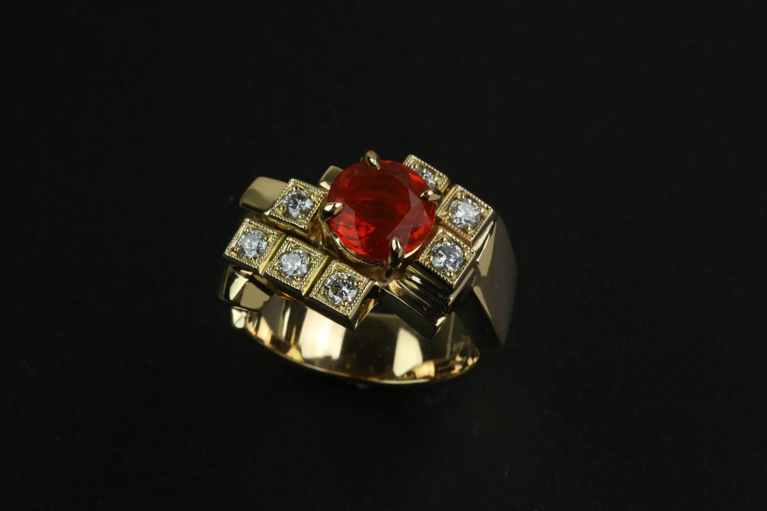 stark jewelers bespoke engagement architectural diamonds ring collection 