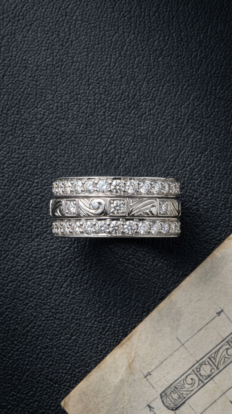 stark jewelers bespoke women's wedding band collection 