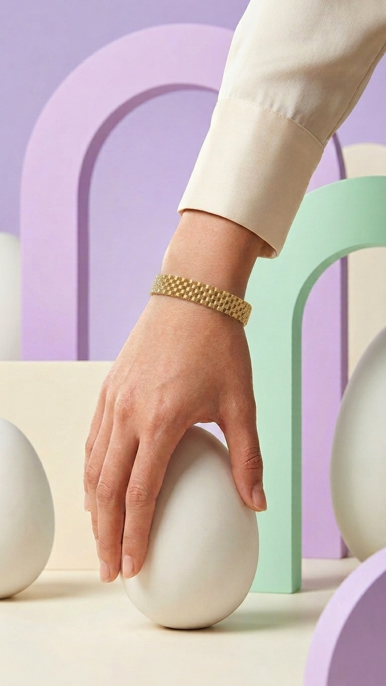 A Stark Jewelers bracelet  in 14k yellow gold, featuring elegant design for a modern, bold personal style.