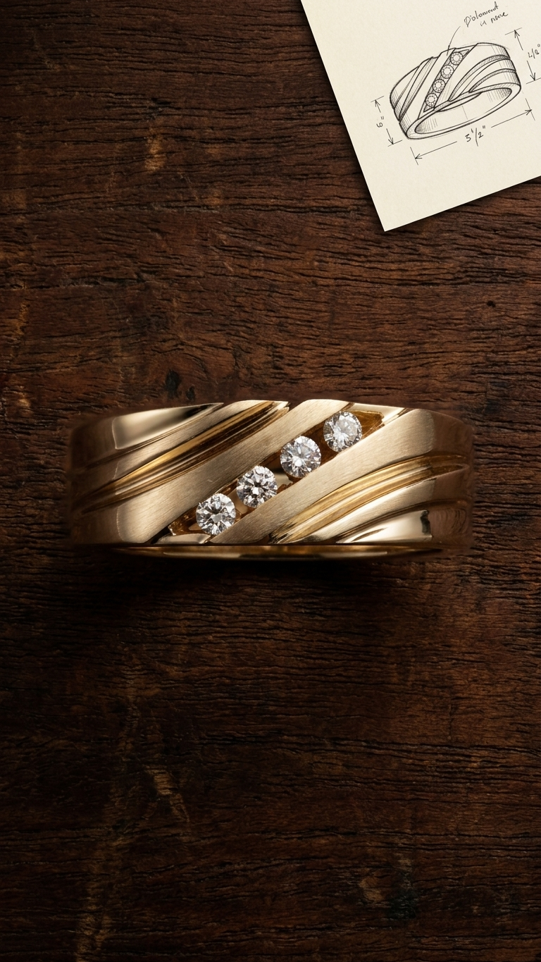 stark jewelers bespoke men's statement rings collection 
