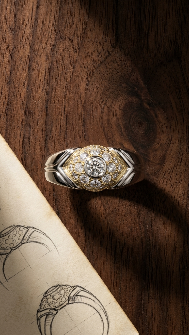 stark jewelers bespoke men's commanding rings collection 