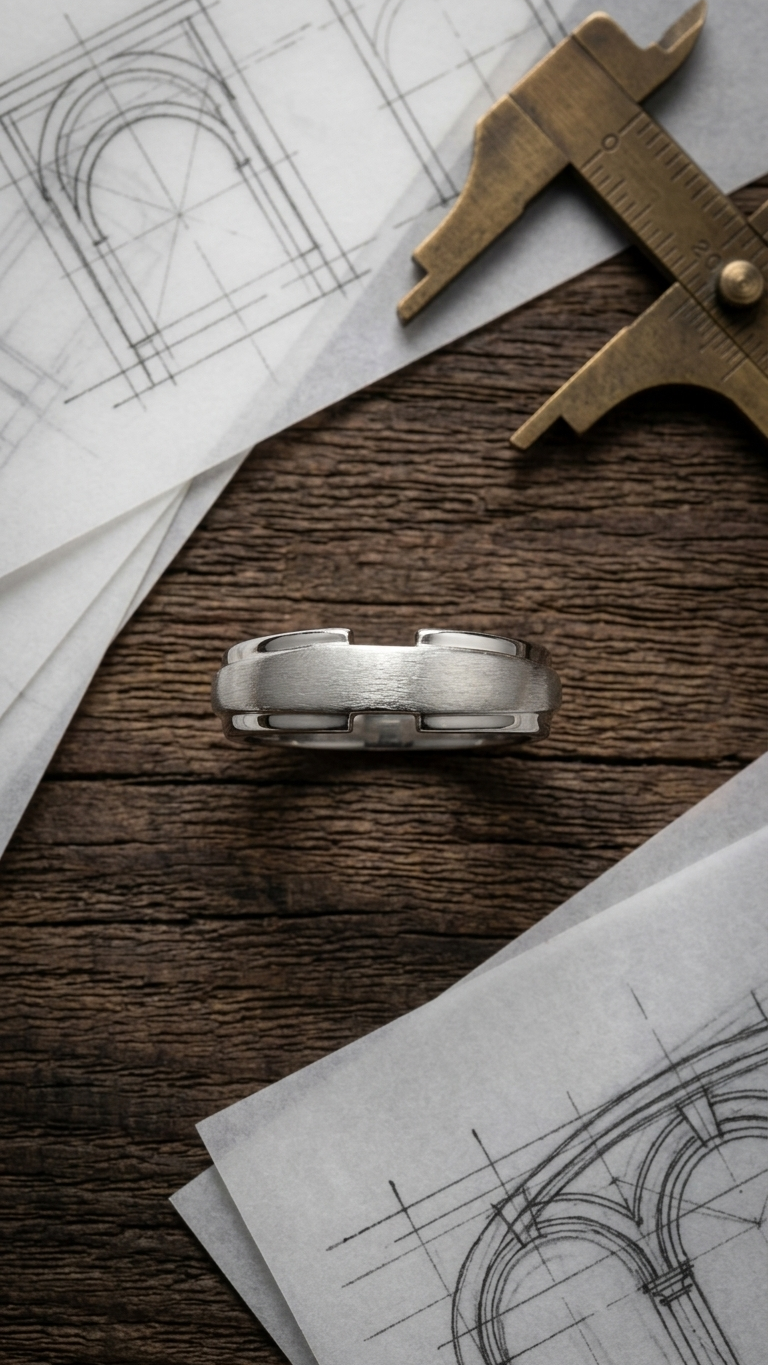 At Stark Jewelers in Sacramento, we recently helped a couple achieve the ultimate "match-match" look by anchoring their distinct designs in brilliant 14k white gold.