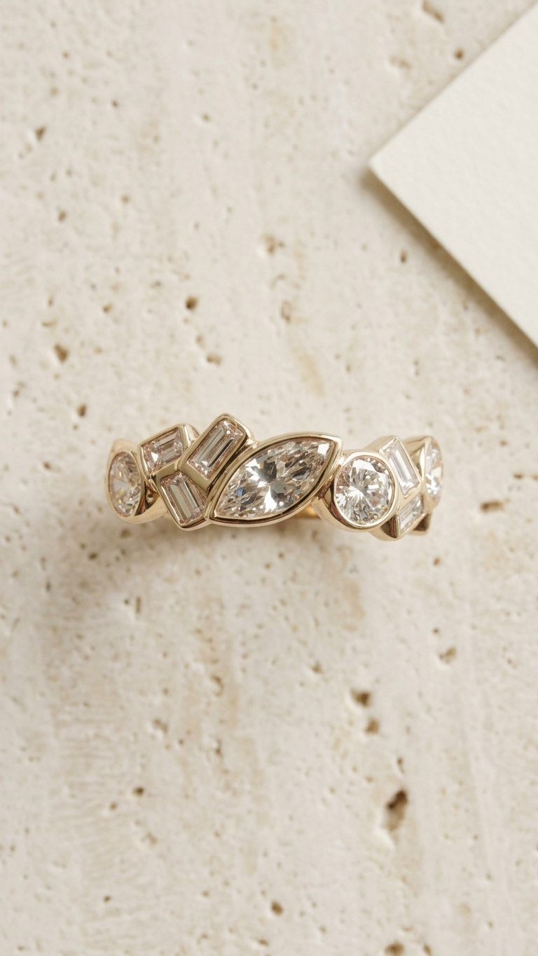 stark jewelers bespoke engagement architectural styling diamonds ring collection 