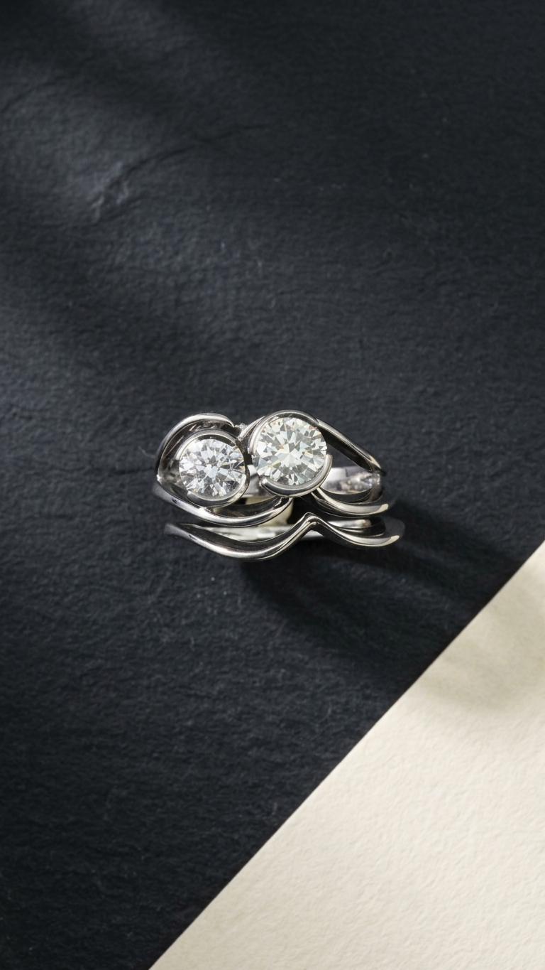 stark jewelers bespoke engagement architectural styling diamonds ring collection 