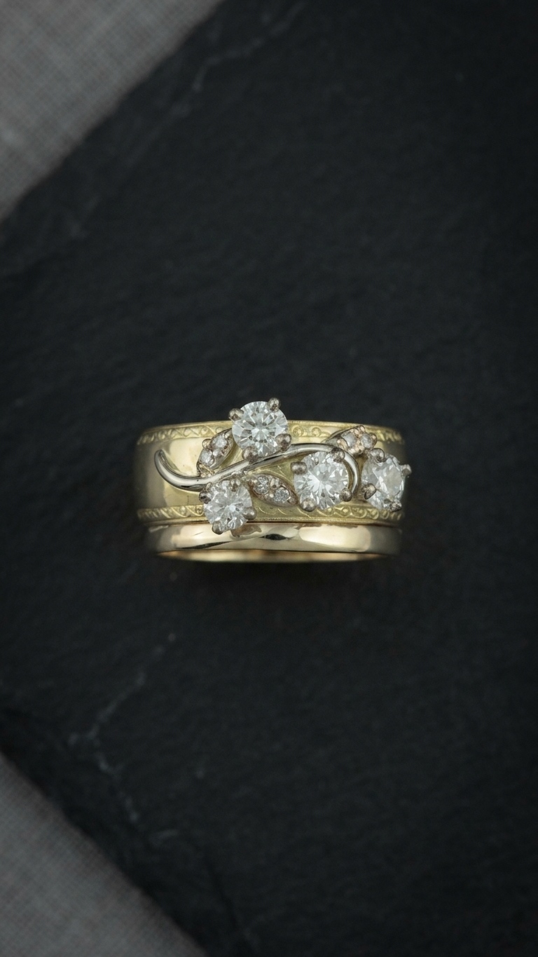 stark jewelers bespoke engagement vintage diamonds ring collection 