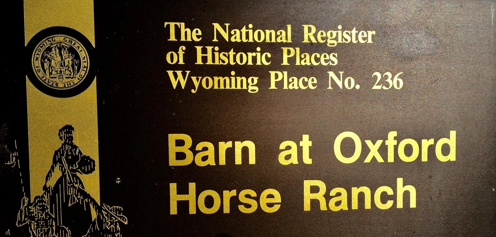 The historic barn at the Oxford Ranch is listed on the National Registry of Historic Places
